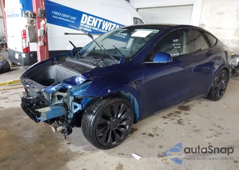 2023 Tesla Model Y Performance Dual Motor All-Wheel Drive from USA, damaged, VIN 7SAYGDEF9PF709592